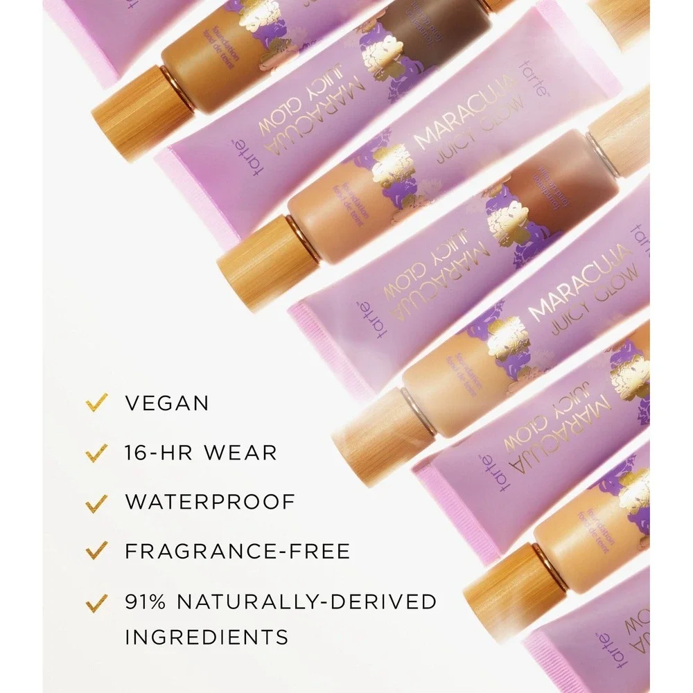 Tarte Maracuja Juicy Glow Skin Tint Foundation Full Size 1‎ Fl oz/30ml Shade 36S